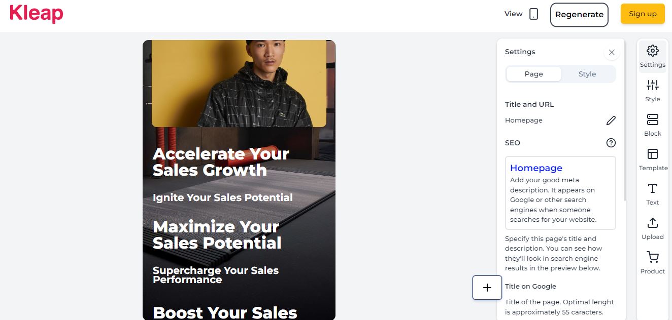 Optimize for SEO